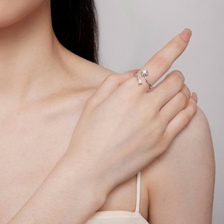 Inel argint reglabil steaua cazatoare [3]