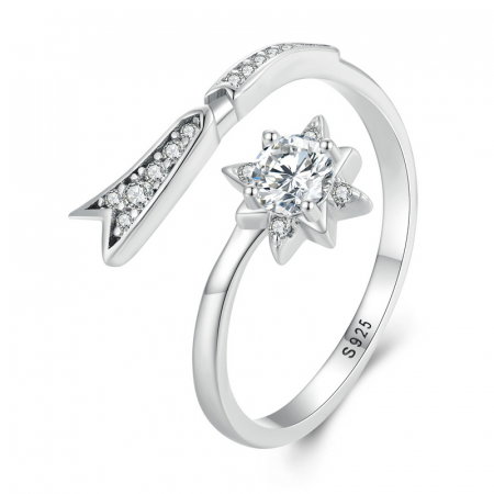 Inel argint reglabil steaua cazatoare [7]