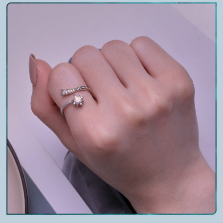 Inel argint reglabil steaua cazatoare [12]