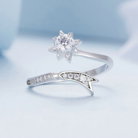 Inel argint reglabil steaua cazatoare [4]