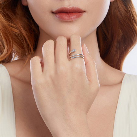 Inel argint reglabil tip spirala [1]