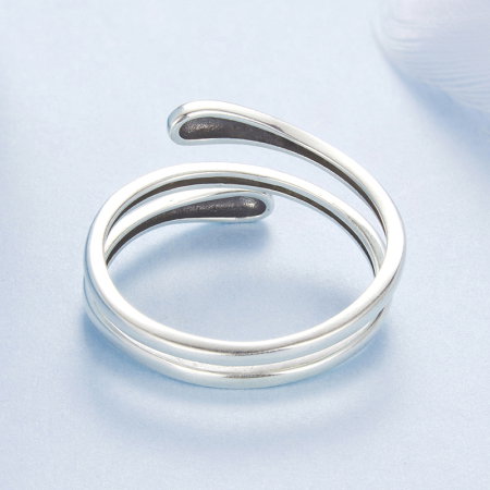 Inel argint reglabil tip spirala [8]