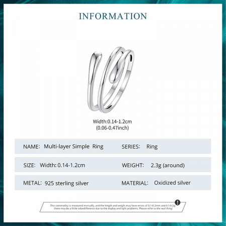 Inel argint reglabil tip spirala [13]