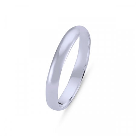 Inel argint rodiat model verigheta 3 mm latime [0]