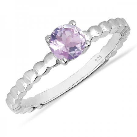 Inel argint Rosalind, 925, cu ametist roz - IVA0057 [0]