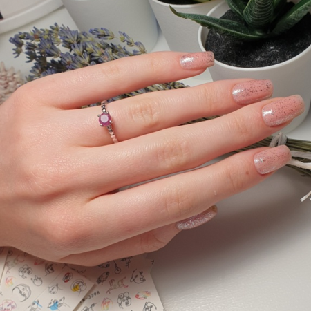 Inel argint Rosalind, 925, cu rubin - IVA0058 [2]