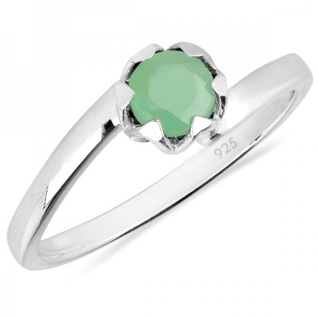 Inel argint Roxelana, 925, cu smarald - IVA0069 [0]