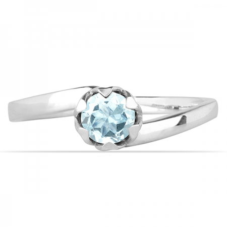Inel argint Roxelana, 925, cu topaz Sky Blue - IVA0070 [1]
