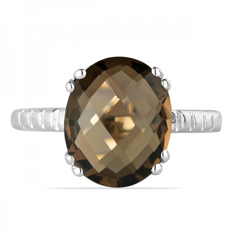 Inel argint Royal, 925, cu cuart fumuriu - IVA0002 [1]