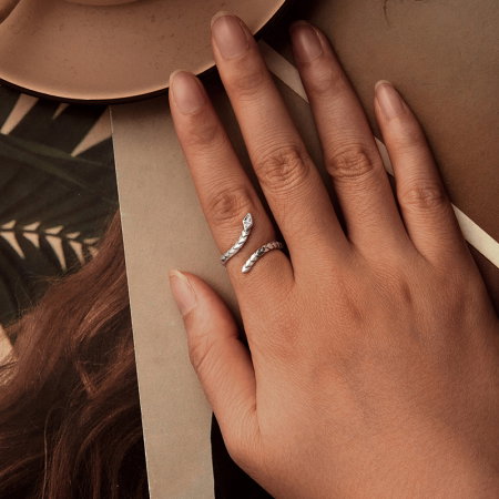 Inel argint sarpe [8]