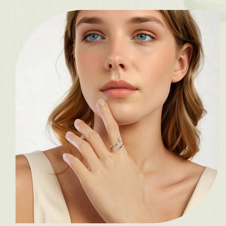 Inel argint sarpe [12]