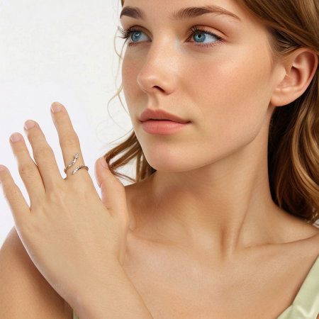 Inel argint sarpe [9]