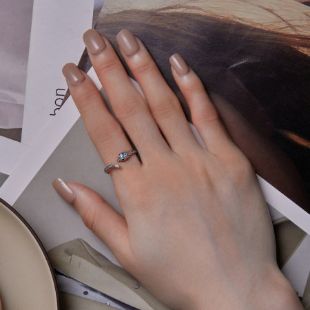 Inel argint sarpe, reglabil [3]