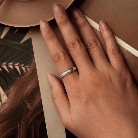 Inel argint simplu [6]