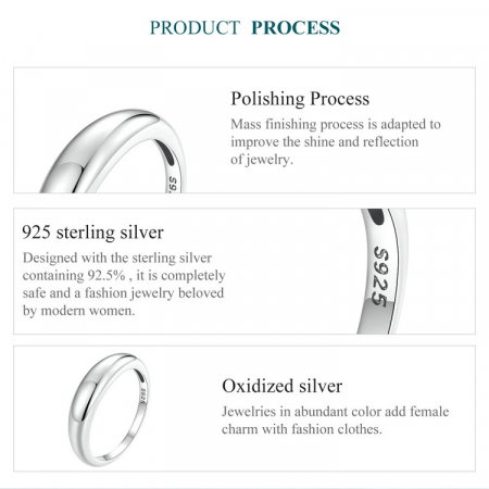 Inel argint simplu [8]