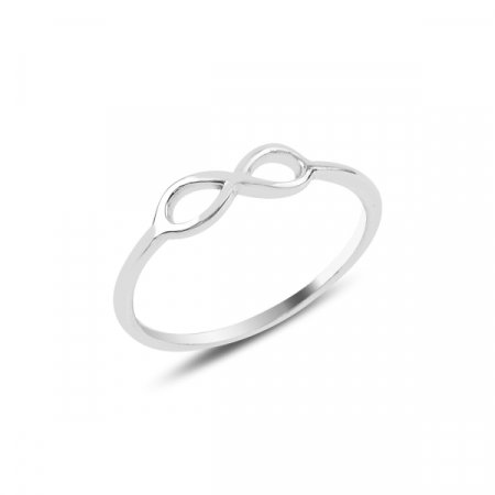 Inel argint simplu, cu Infinit [0]