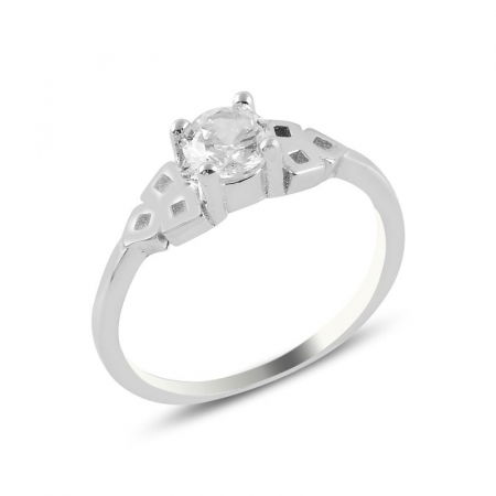 Inel argint Solitaire