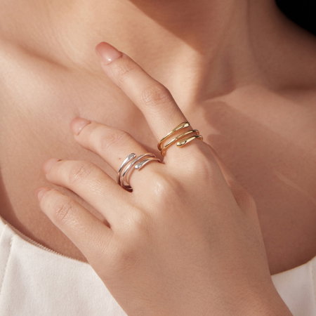 Inel argint spiralat [8]