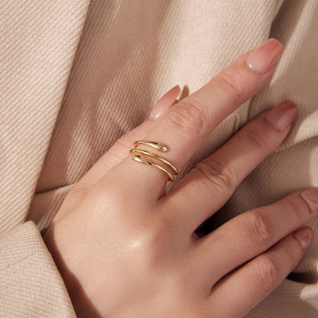 Inel argint spiralat [6]