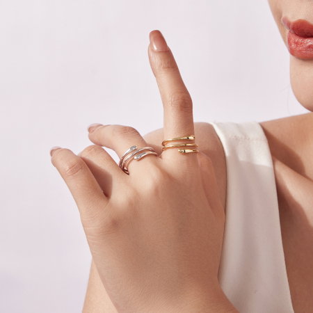 Inel argint spiralat [7]