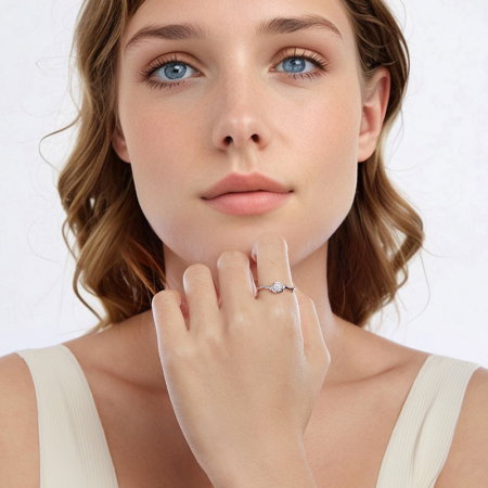 Inel argint trandafir [4]