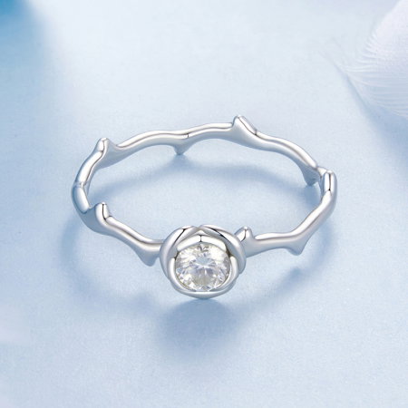 Inel argint trandafir [5]