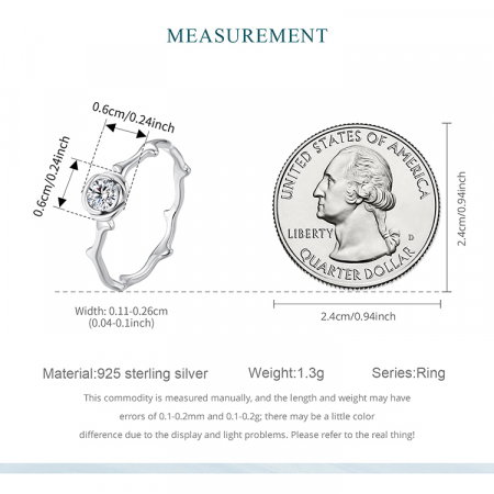 Inel argint trandafir [13]