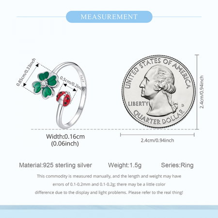 Inel argint trifoi cu 4 foi si gargarita [12]