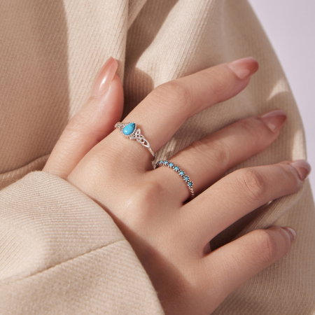 Inel argint Turcoaz [17]