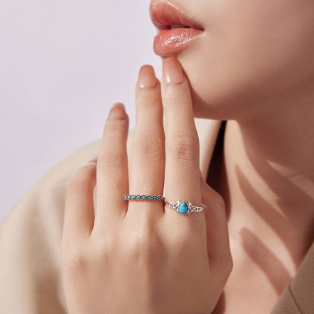 Inel argint Turcoaz [7]
