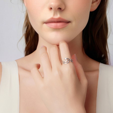 Inel argint valurile marii [1]