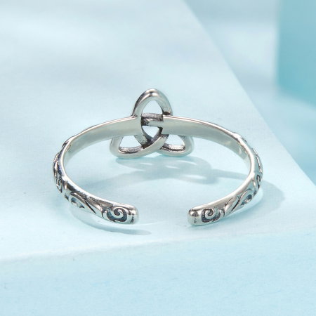 Inel argint vintage cu nod celtic [7]