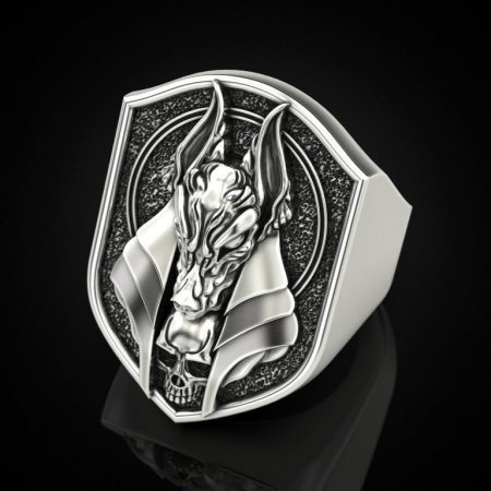 Inel din inox cap de sacal [3]