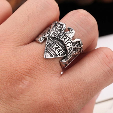 Inel inox American Biker [3]