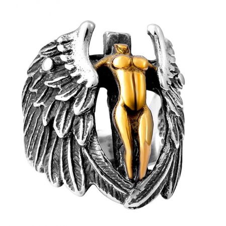 Inel inox cu inger ispititor