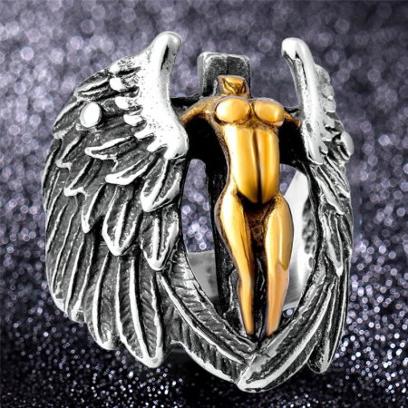 Inel inox cu inger ispititor [6]