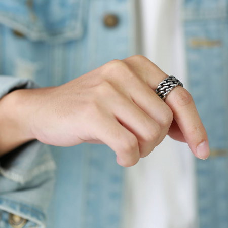 Inel inox tip lant [2]