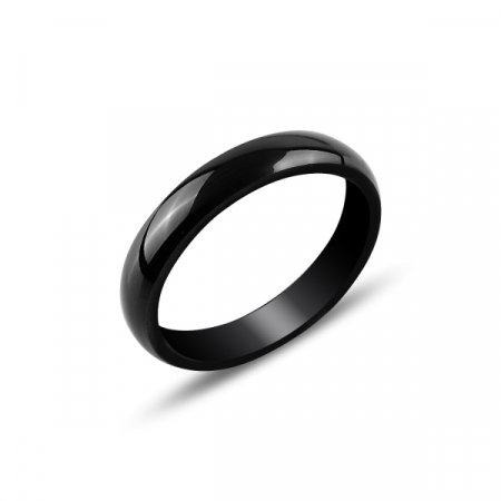 Inel negru din inox [0]