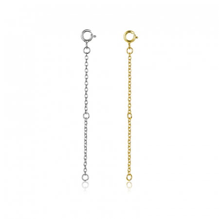 Extensie 10 cm lant argint placat cu aur [10]