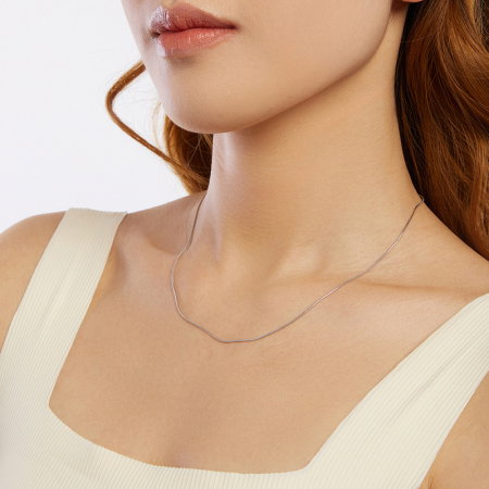 Lant argint sarpe 1 mm ajustabil [1]