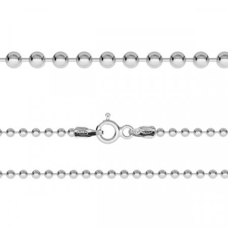 Lant argint 925 cu bilute 2,2 mm model militar 60 cm Strong Army [0]