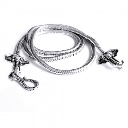 Lant argint 925 cu elefanti [3]
