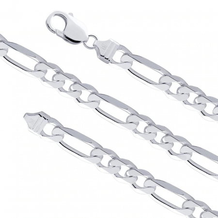 Lant argint 925 Figaro 61 cm lungime si 5,5 mm grosime, Classical You LSX0204 [0]