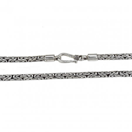 Lant argint 925 model Bali, 51 cm lungime si 2 mm grosime, LSX0207 [0]