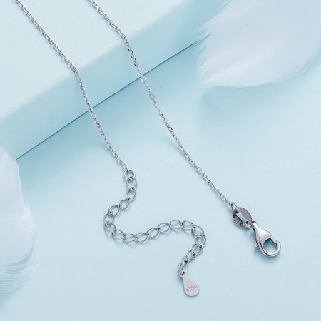 Lant argint ajustabil cu zale [2]