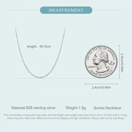 Lant argint ajustabil cu zale [11]