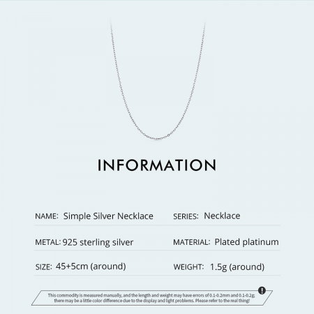 Lant argint ajustabil cu zale [10]