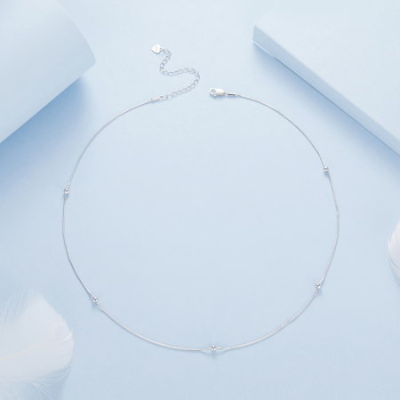 Lant argint cu bilute [2]