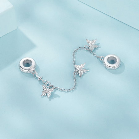 Lant argint cu fluturasi [1]