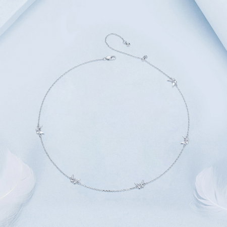 Lant argint cu fluturasi [5]